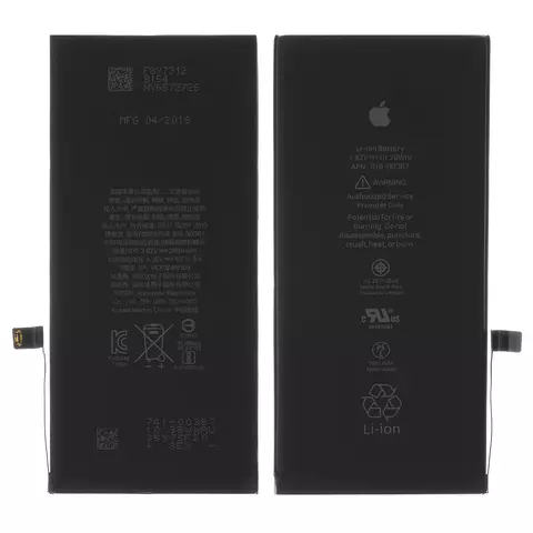 Акумулятор для мобільного телефону Apple iPhone 8 Plus, Li-ion, 3,82 B, 2691 мАг, #616-00367