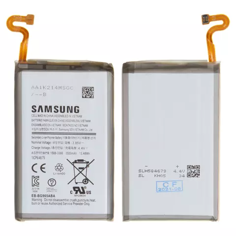 Акумулятор EB-BG965ABE для Samsung G965 Galaxy S9 Plus, Li-Polymer, 3,85 B, 3500 мАг, Original (PRC)