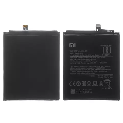 Акумулятор BM3K для Xiaomi Mi Mix 3, Li-Polymer, 3,85 B, 3200 мАг, Original (PRC), M1810E5A