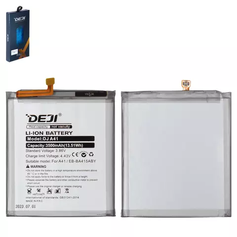 Акумулятор Deji EB-BA415ABY для Samsung A415 Galaxy A41, Li-ion, 3.86 В, 3500 мАг