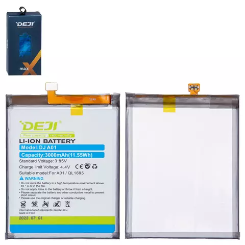 Акумулятор Deji QL1695 для Samsung A015 Galaxy A01, Li-ion, 3,85 B, 3000 мАг