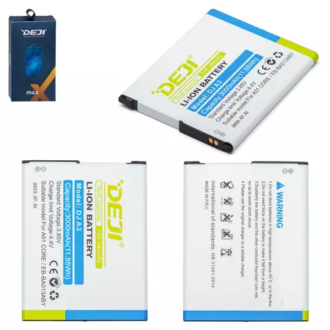 Акумулятор Deji EB-BA013ABY для Samsung A013 Galaxy A01 Core, M013 Galaxy M01 Core, Li-ion, 3,85 B, 3000 мАг