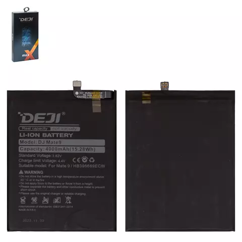 Акумулятор Deji HB396689ECW для Huawei Enjoy 7 Plus, Mate 9, Mate 9 Pro, Nova Lite+, Y7 (2017), Y7 Prime, Li-ion, 3,82 B, 4000 мАг