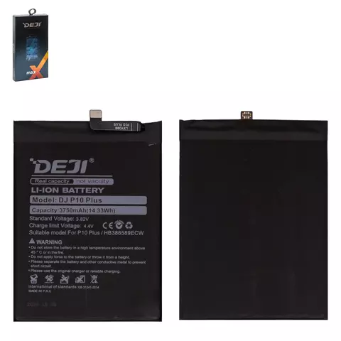 Акумулятор Deji HB386589ECW для Huawei Honor 8X, Mate 20 lite, Li-ion, 3,82 B, 3750 мАг
