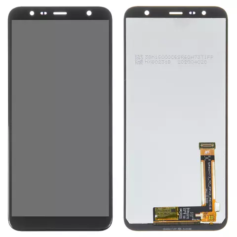 Дисплей для Samsung J415 Galaxy J4+, J610 Galaxy J6+, чорний, з регулюванням яскравості, Best copy, без рамки, Сopy, (TFT)