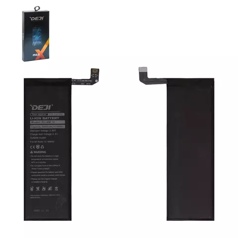 Акумулятор Deji BM52 для Xiaomi Mi Note 10, Mi Note 10 Lite, Mi Note 10 Pro, Li-ion, 3,8 В, 5260 мАг