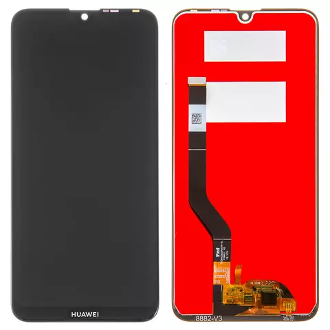 Дисплей для Huawei Y7 (2019), чорний, без рамки, High Copy, DUB-LX1