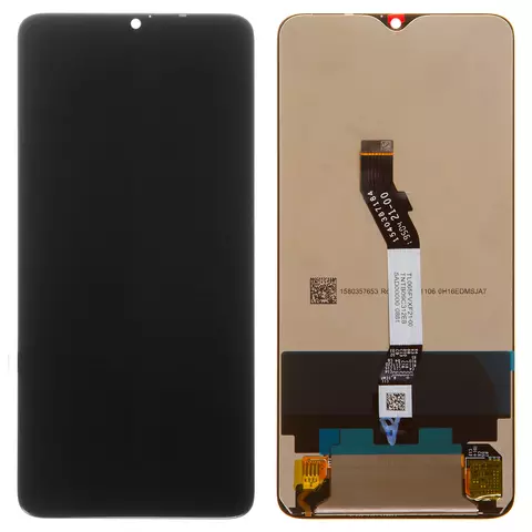 Дисплей для Xiaomi Redmi Note 8 Pro, чорний, без рамки, Original (PRC), M1906G7I, M1906G7G