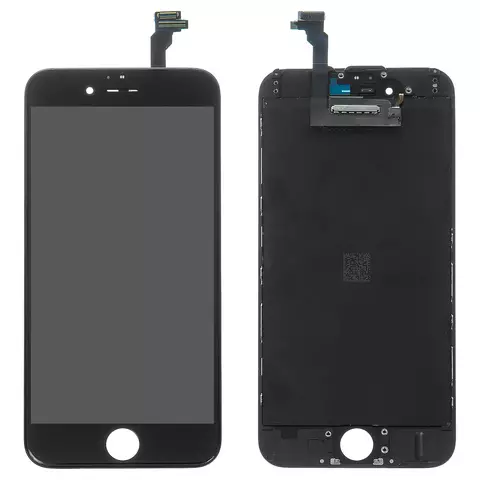 Дисплей для мобільного телефону Apple iPhone 6, чорний, з тачскріном