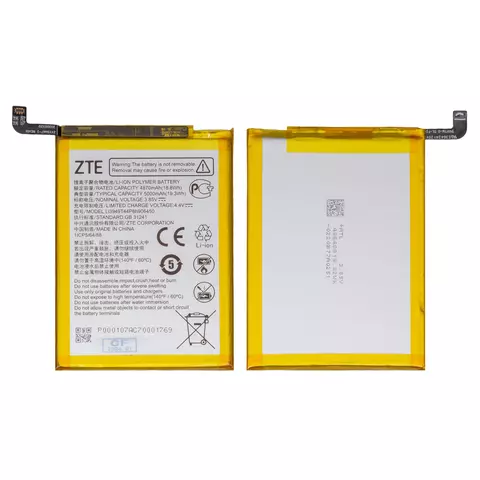 Акумулятор LI3949T44P8H906450 для ZTE Blade 20 Smart, Blade V2020 Smart, Blade V30 Vita, Li-Polymer, 3,85 B, 5000 мАч, Original (PRC), V1050/V2050