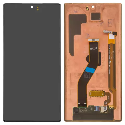 Дисплей для Samsung N975F Galaxy Note 10 Plus, чорний, без рамки, Оригінал (переклеєне скло)