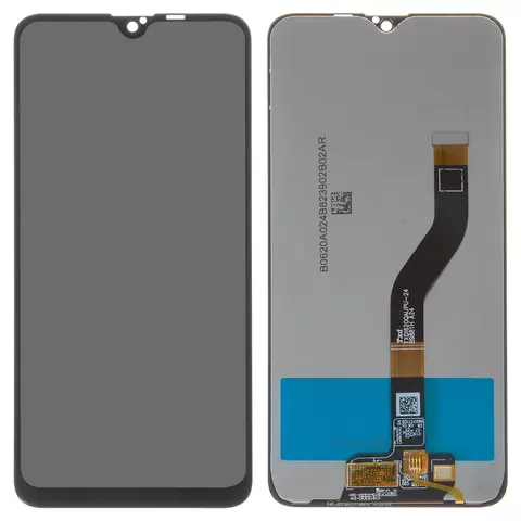 Дисплей для Samsung A107 Galaxy A10s, чорний, без рамки, Оригінал (переклеєне скло)
