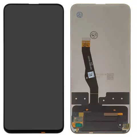 Дисплей для Huawei P Smart Z, чорний, без рамки, Оригінал (переклеєне скло)