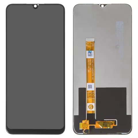 Дисплей для Realme 5i, 5s, 6i, чорний, без рамки, Original (PRC), RMX2030, RMX2032, RMX1925, RMX2040, FPC-HTF065H019-A0