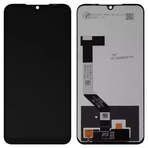 Дисплей для Xiaomi Redmi Note 7, Redmi Note 7 Pro, чорний, без рамки, Сopy, з широким обідком, In-Cell, M1901F7G, M1901F7H, M1901F7I