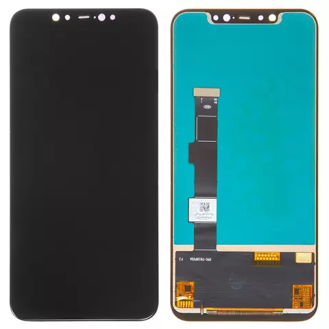 Дисплей для Xiaomi Mi 8, чорний, без рамки, Сopy, (TFT), M1803E1A