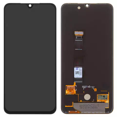 Дисплей для Xiaomi Mi 9 SE, чорний, без рамки, Оригінал (переклеєне скло), M1903F2G