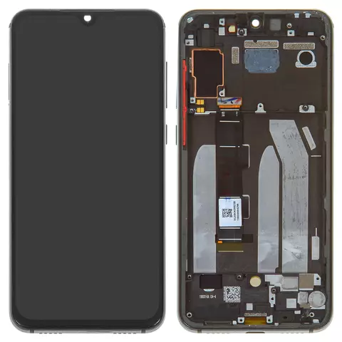 Дисплей для Xiaomi Mi 9 SE, чорний, з рамкою, Оригінал (переклеєне скло), M1903F2G