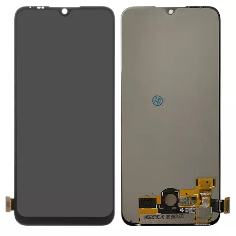 Дисплей для Xiaomi Mi A3, Mi CC9e, чорний, без рамки, Оригінал (переклеєне скло), M1906F9SH, M1906F9SI