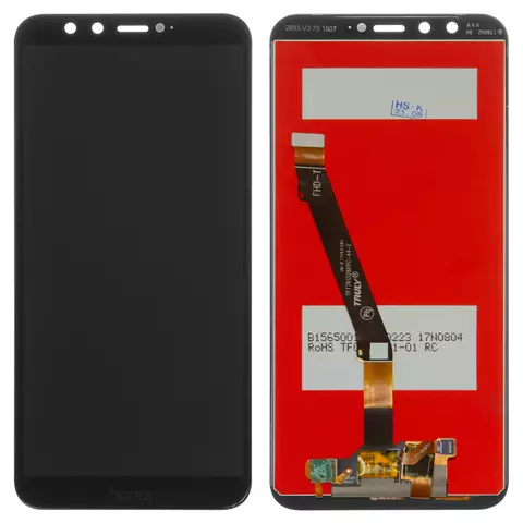 Дисплей для Huawei Honor 9 Lite, чорний, без рамки, Оригінал (переклеєне скло), LLD-AL00/LLD-AL10/LLD-TL10/LLD-L31