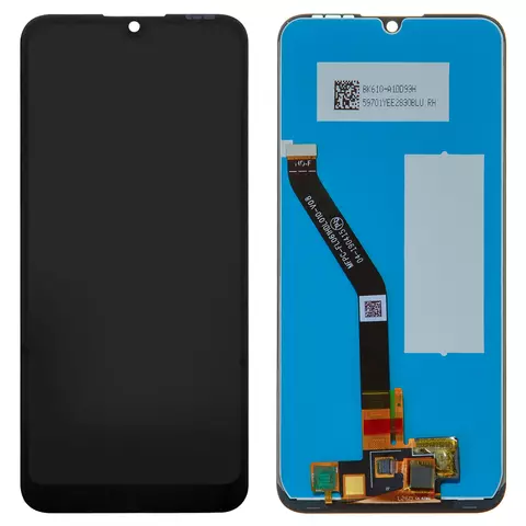 Дисплей для Huawei Honor 8A, Y6 (2019), Y6 Prime (2019), Y6s (2019), чорний, логотип Huawei, без рамки, Оригінал (переклеєне скло), JAT-LX3/JAT-L41