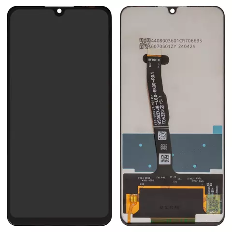 Дисплей для Huawei Nova 4e, P30 Lite, P30 Lite (2020) New Edition, чорний, без рамки, Сopy