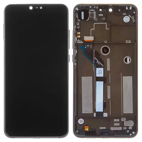 Дисплей для Xiaomi Mi 8 Lite 6.26", чорний, з рамкою, High Copy, M1808D2TG