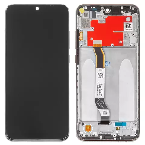 Дисплей для Xiaomi Redmi Note 8T, чорний, без логотипа, з рамкою, High Copy