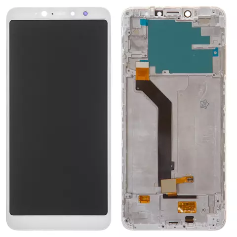 Дисплей для Xiaomi Redmi S2, білий, з рамкою, High Copy, M1803E6G, M1803E6H, M1803E6I