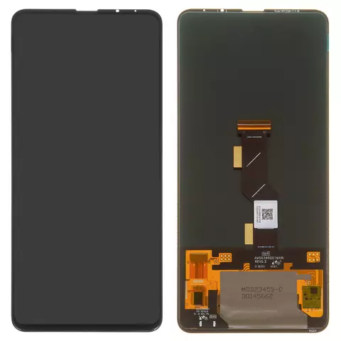 Дисплей для Xiaomi Mi Mix 3, чорний, без рамки, High Copy, (OLED), M1810E5A