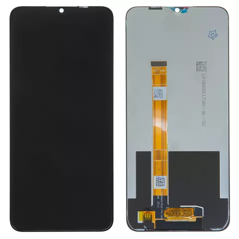 Дисплей для Realme C11, C12, C15, Narzo 30A, чорний, без рамки, Original (PRC), RMX2185, RMX2189, RMX2180, RMX3171, FPC-HTF065H051