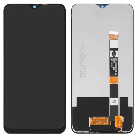 Дисплей для Oppo A12, A5s, A7, чорний, без рамки, Original (PRC), з чорним шлейфом, (FPC-HTF062H111-A0/FPC-HTF062H111-NT), CPH2083, CPH2077, CPH1909, CPH1920, CPH1912