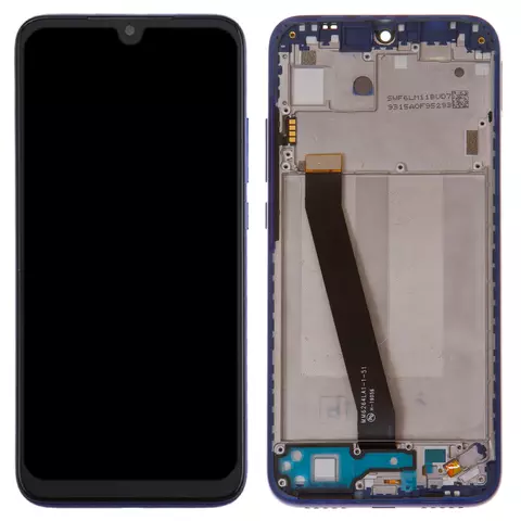 Дисплей для Xiaomi Redmi 7, синій, з рамкою, High Copy, M1810F6LG, M1810F6LH, M1810F6LI