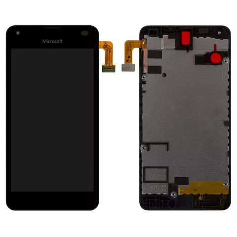 Дисплей для Microsoft (Nokia) 550 Lumia, чорний, з рамкою