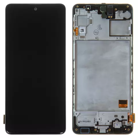 Дисплей для Samsung M317 Galaxy M31s, чорний, з рамкою, Original, сервісне опаковання, #GH81-13736A/GH82-23774A/GH82-24114A