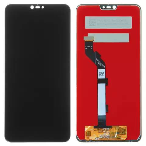 Дисплей для Xiaomi Mi 8 Lite 6.26", чорний, без рамки, Оригінал (переклеєне скло), M1808D2TG