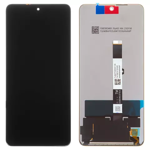 Дисплей для Xiaomi Mi 10T Lite, Poco X3, Poco X3 NFC, Poco X3 Pro, Redmi Note 9 Pro 5G, чорний, без рамки, Original (PRC), MZB07Z0IN, MZB07Z1IN, MZB07Z2IN, MZB07Z3IN, MZB07Z4IN, MZB9965IN, M2007J20CI, M2102J20SG, M2102J20SI
