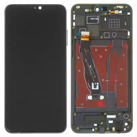 Дисплей для Huawei Honor 8X, Honor View 10 Lite, чорний, з рамкою, High Copy, JSN-L21/JSN-L22/JSN-L23/JSN-L42/JSN-AL00/JSN-TL00