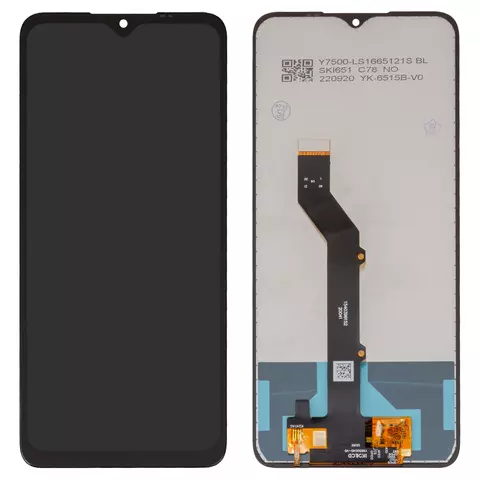 Дисплей для Nokia 5.3, чорний, без логотипа, без рамки, High Copy