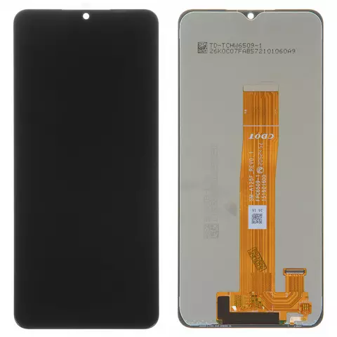 Дисплей для Samsung A125F Galaxy A12, чорний, без рамки, Original (PRC), A125F_REV0.1 FPC6509-1/HL6512JX