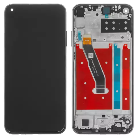 Дисплей для Huawei P40 Lite E, Y7p, чорний, з рамкою, High Copy, ART-L28/ART-L29/ART-L29N