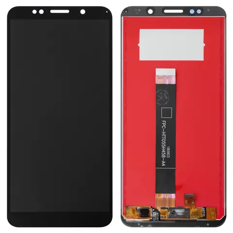 Дисплей для Huawei Honor 7A 5,45", Honor 7s, Honor Play 7, Y5 (2018), Y5 Prime (2018), чорний, без логотипа, без рамки, High Copy, (DUA-L22)