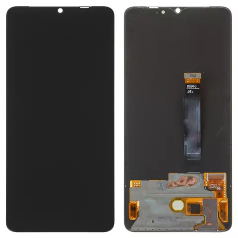 Дисплей для Realme X2 Pro, чорний, без рамки, Оригінал (переклеєне скло), RMX1931