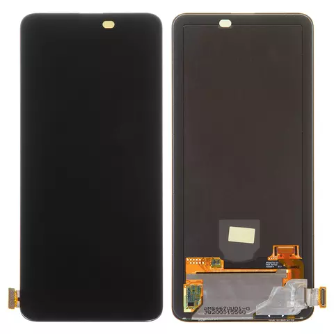 Дисплей для Xiaomi Poco F2 Pro, Redmi K30 Pro, чорний, без рамки, Оригінал (переклеєне скло), M2004J11G