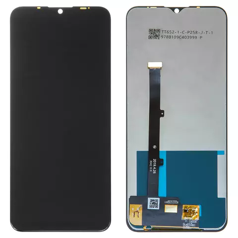 Дисплей для Meizu M10, чорний, без рамки, Original (PRC), #FPC-T65PTS00BV0F