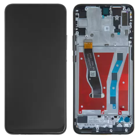 Дисплей для Huawei P Smart Z, чорний, з рамкою, High Copy