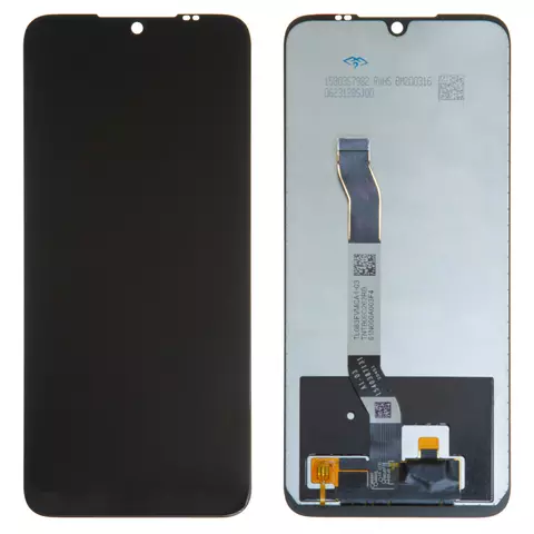 Дисплей для Xiaomi Redmi Note 8T, чорний, Лого Redmi, без рамки, Оригінал (переклеєне скло), M1908C3XG