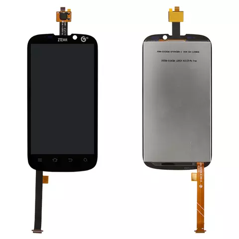 Дисплей для ZTE Grand X, Grand X IN, Mimosa X, V970, чорний, без рамки, #FRM-S93506-DT043QH-1/S93506-Di043QH/FPC-S93506-2 V