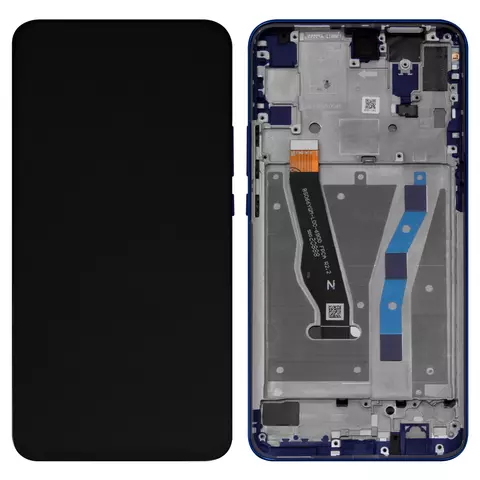 Дисплей для Huawei P Smart Z, синій, з рамкою, Original (PRC), sapphire blue