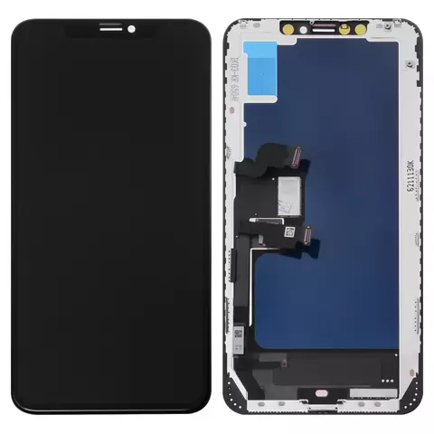 Дисплей для iPhone XS Max, чорний, з рамкою, Copy, (TFT), YOUDA